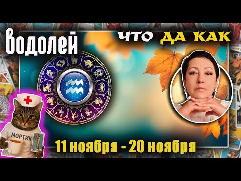 Видео: Водолей | Прогноз с 11 по 20 ноября
