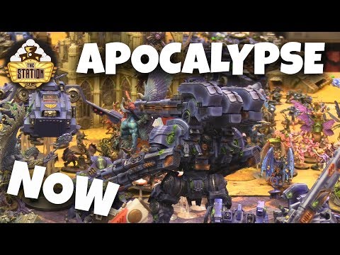 Видео: Репорт | Warhammer 40k | Apocalypse | Chaos & Tau VS Ultramarines | 40k pts в Warhammer40k | Часть 1