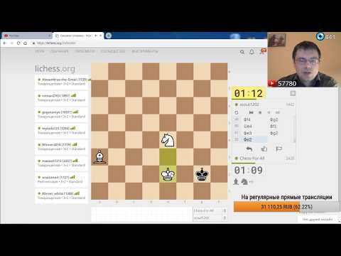 Видео: Шахматы. Мат слоном и конём. Практическая реализация