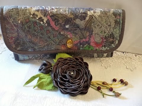 Видео: Новый клатч из отходов. New clutch of waste. Neu Clutch aus Abfälle.