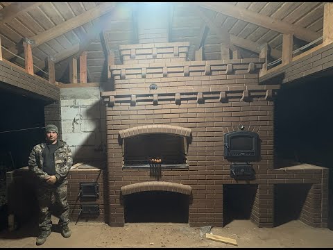 Видео: Мангал, казан, мини русская печь, наш 174 объект