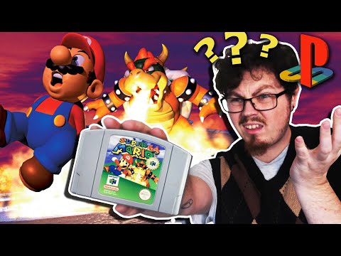 Видео: PlayStation Nerd впервые обыгрывает Mario 64! — Square Eyed Jak