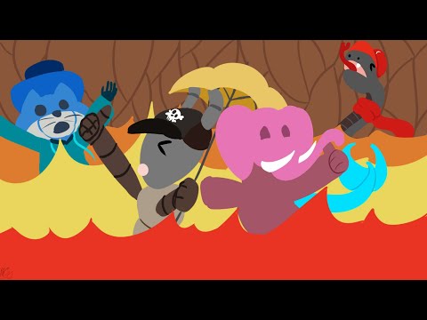 Видео: ВУЛКАНИЧЕСКАЯ АКТИВНОСТЬ ► Ultimate Chicken Horse |6|