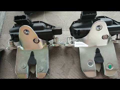 Видео: VW Polo sedan 2013, замена замка багажника на китайский