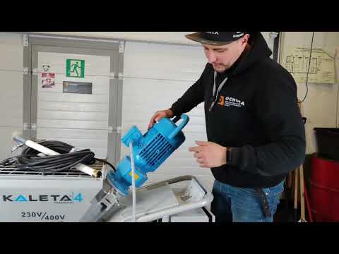 Видео: Обзор на штукатурную станцию Kaleta 4 230/380