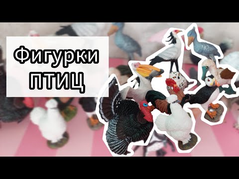 Видео: Реалистичные фигурки ПТИЦ. Schleich, papo, safari ltd, mojo, AliExpress, collecta.