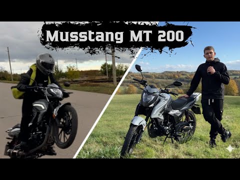 Видео: Обзор мотоцилка Musstang MT 200 | Лучший мотоцикл для новичка!