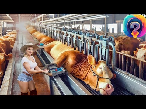 Видео: Как миллиарды коров выращивают и перевозят — секреты масштабных технологий!