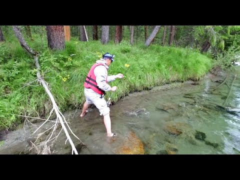 Видео: Бешеный тувинский клев. Малый Енисей. Билин. Тыва. Рыбалка на хариуса. Ловим ленка