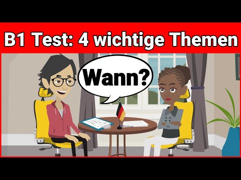 Видео: Устный экзамен по немецкому языку B1 | Планируем что-то вместе/диалог | 4 важные темы | говорить