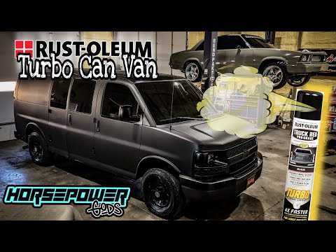 Видео: Полная покраска кузова фургона RustOleum Turbo Can Van