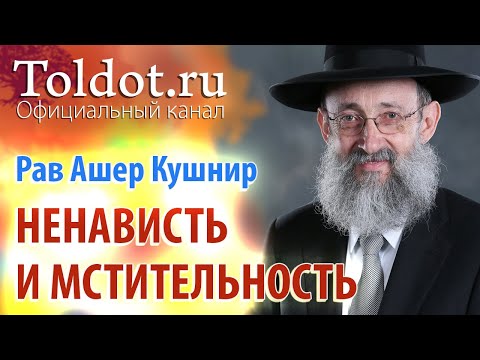 Видео: Рав Ашер Кушнир. Ненависть и мстительность. Месилат Йешарим 62