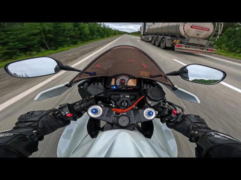 Видео: СПОКОЙНАЯ (ПОЧТИ) ПОКАТУШКА С ДВОЙКОЙ | CBR 600RR