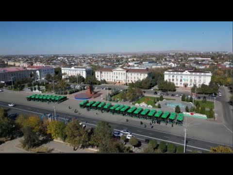 Видео: Таразда автобус паркі жаңартылып жатыр