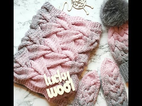 Видео: Красивейший, зимний снуд с градиентом. Scaf, knitting.