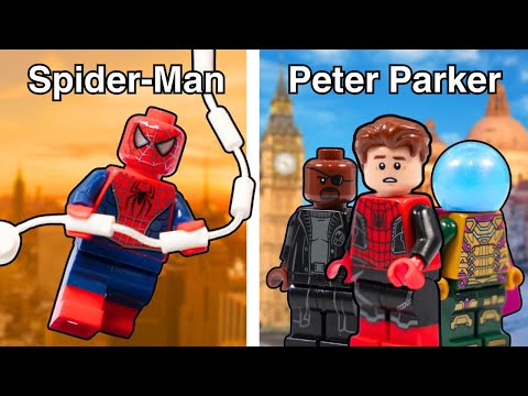 Видео: Я построил фильмы о Человеке-пауке из Lego