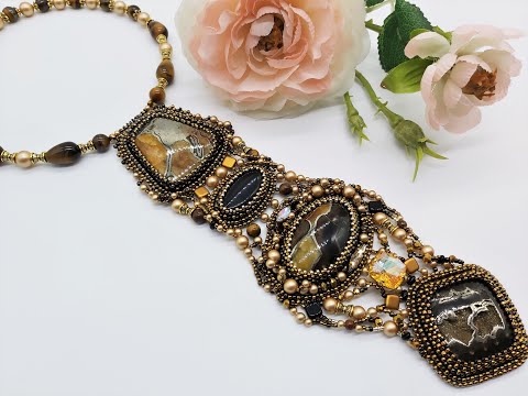 Видео: Колье-галстук "Приворотное зелье"