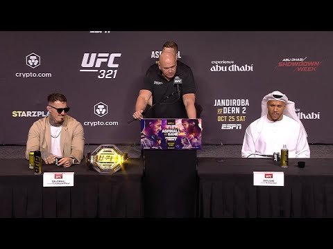 Видео: UFC 321: Пресс-конференция