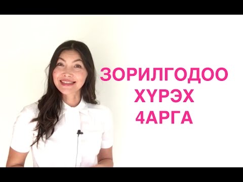 Видео: Зорилгодоо хүрэх 4 арга