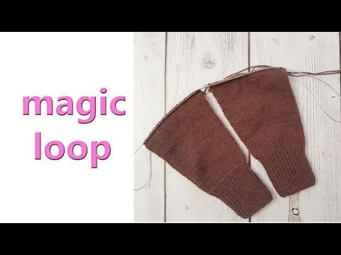 Видео: Как вязать 2 изделия одновременно на круговых спицах / magic loop