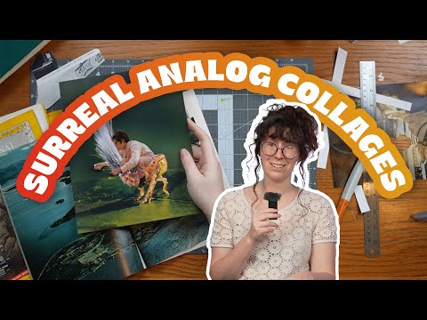 Видео: Быстрый и простой процесс создания коллажа + находки на книжных распродажах