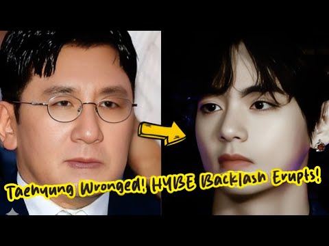 Видео: Возмущение вспыхивает, когда Хайб вызвал за несправедлив к Taehyung!