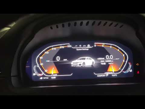 Видео: Установка цифровой приборки на F серию с проекцией / Digital Cluster in F series with HUD