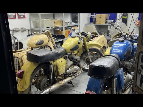 Видео: Обзор перед реставрацией и тестдрайв сразу двух мотоциклов Иж Юпитер 2. 