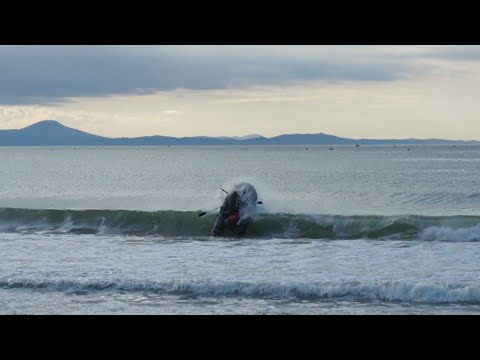 Видео: Рыбалка. Щитовая. Не маленькие волны. Камбала. 4K.