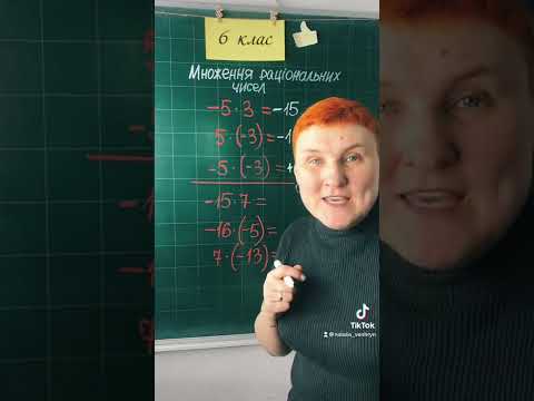 Видео: Множення раціональних чисел #6клас