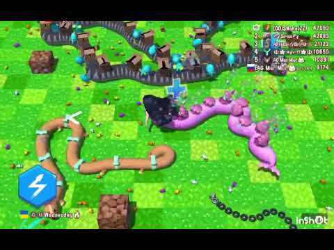 Видео: Граю в snake rivals 🐍🐍🌺🌺 |● граю русалкою ●|