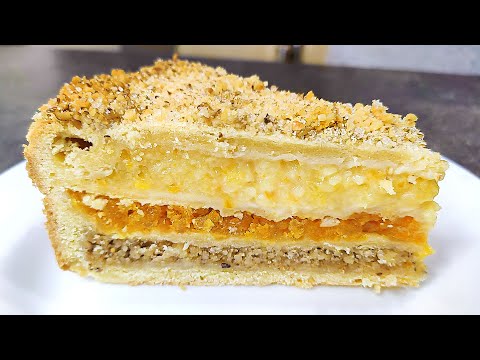 Видео: Нереально вкусный татарский трехслойный пирог к чаю! Так вкусно вы еще не готовили!