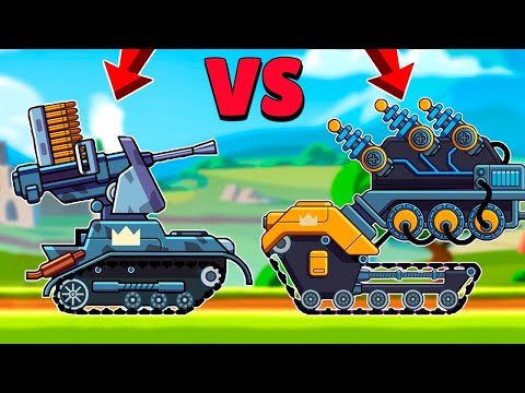 Видео: ТАНК ЗЕНИТКА против БАТАРЕИ! КАКОЙ ТАНК ЛУЧШЕ? Танки Hills of Steel