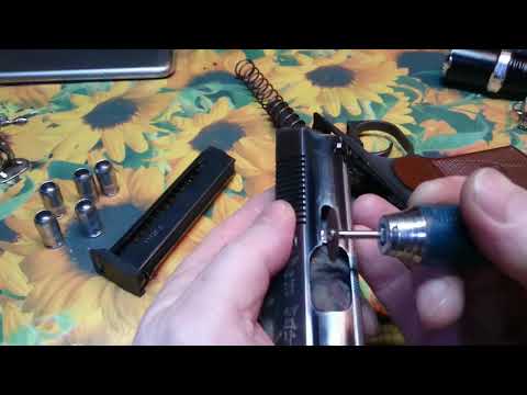 Видео: МР 80-13 Т.cal.45 Rubber. Устранение утыкания и недовыброса гильз.