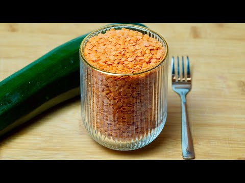 Видео: КАБАЧОК И СТАКАН ЧЕЧЕВИЦЫ! Я ГОТОВЛЮ ИХ ТАК ПРОСТО! Они такие вкусные, что ешь хоть каждый день