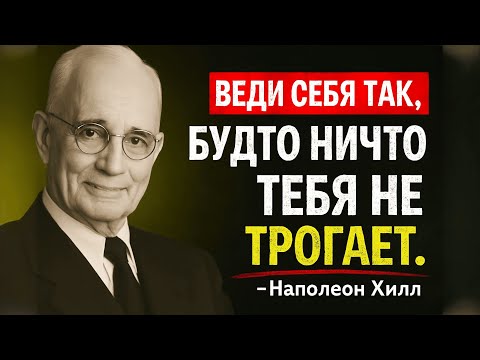 Видео: Научись Вести Себя Так, Как Будто Тебя Ничего Не Беспокоит — Наполеон Хилл