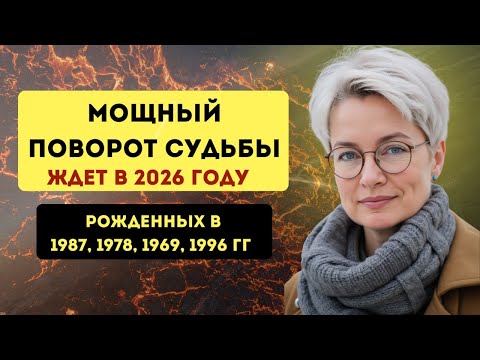 Видео: Почему 2026 станет судьбоносным для рожденных в 1987, 1978, 1969 и 1996 годах?