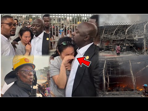 Видео: Китаянка расплакалась, услышав рассказ очевидца о пожаре в торговом центре China City