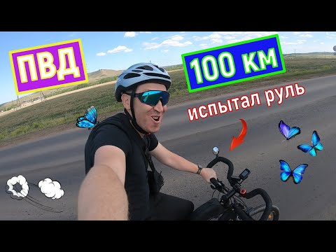 Видео: Еду в Лениногорск, ПВД 100км, проверил руль бабочку в деле.