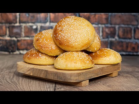 Видео: Булочки для бургеров из закваски бриошь | Лучшие булочки бриошь | Поддержка Foodgeek