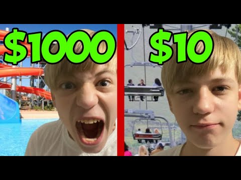 Видео: РАЗВЛЕЧЕНИЕ ЗА 10 100 И 1000 ДОЛЛАРОВ!!!