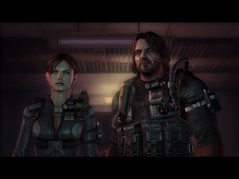 Видео: Resident Evil Revelations Part4. Джилл с Паркером пробираются по каютам корабля. Связист мутант.