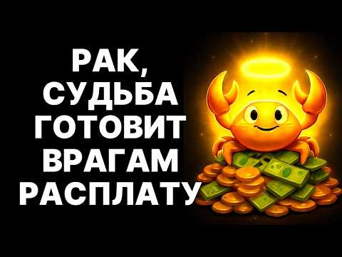 Видео: 🔴🦀РАК: 7 октября 2025 твои враги падут. 😱Вселенная вернет тебе ВСЕ деньги и возможности❗