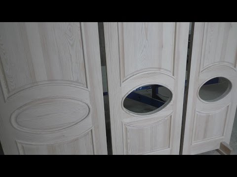 Видео: Дверь с обкладным  штапиком