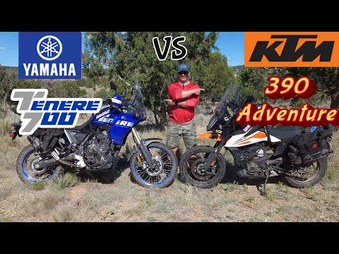 Видео: Yamaha Tenere 700 против KTM 390 Adventure