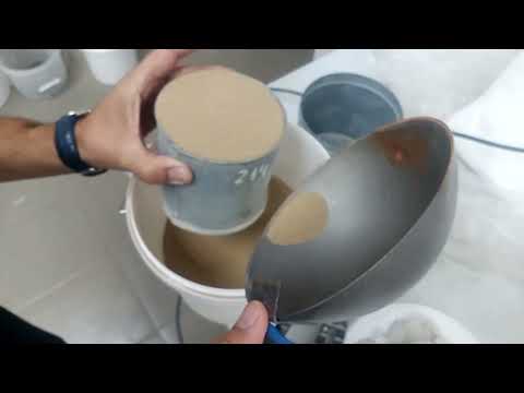 Видео: проверка насыпной плотности песков.