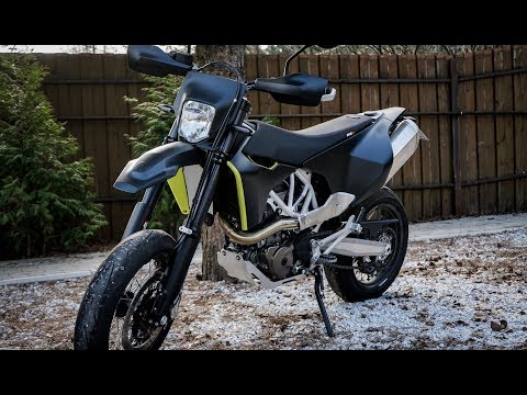 Видео: Обзор мотоцикла Хускварна от владельца (Husqvarna 701 supermoto 2019)