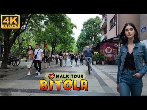Видео: BITOLA Walk Tour - Macedonia (2025)【4K】🚶‍♂️ Прошетка низ Широк Сокак во Битола, Македонија 🇲🇰