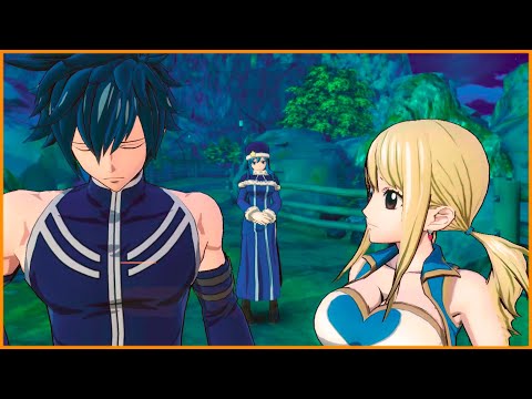 Видео: Любовный треугольник между Люси, Греем и Джувией | Игра Fairy Tail PS4