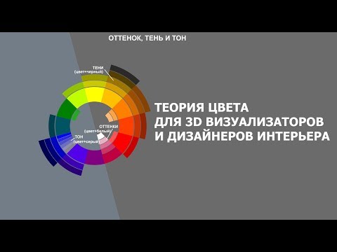 Видео: Теория цвета для 3d визуализаторов и дизайнеров интерьера